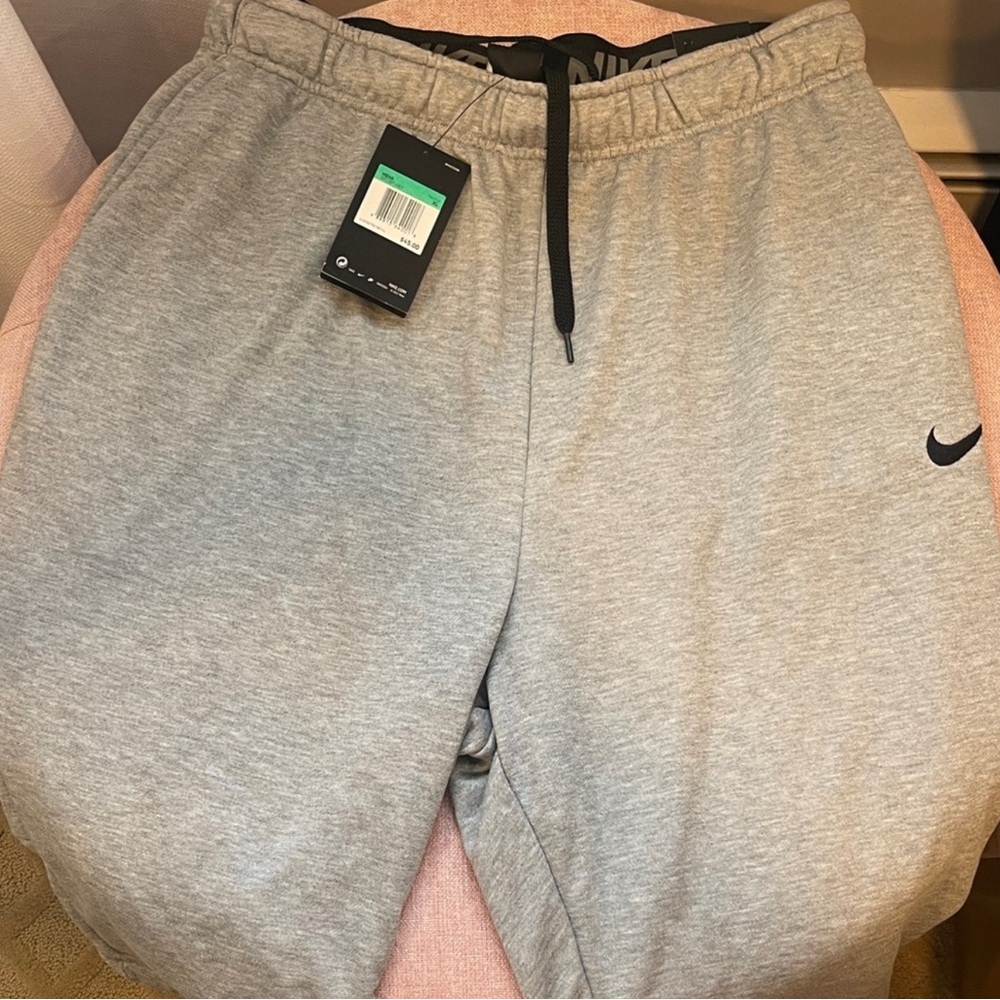 Men’s NikeGray Sweatshorts with Black Logo